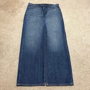 Sean John Y2K Baggy Skater Acid Washed Embroidered Jeans 36Wx34L
